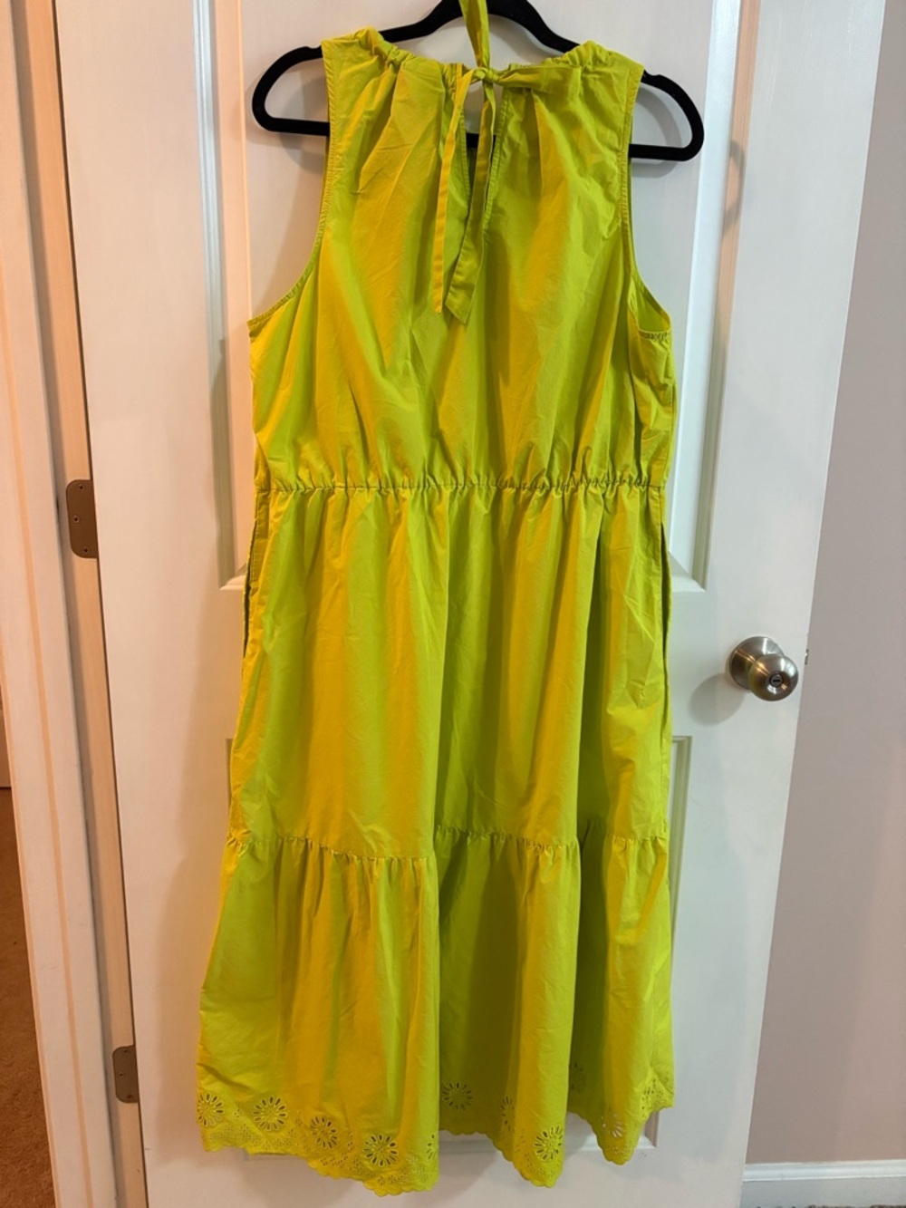 Ava & Viv Neon Lime Sleeveless Dress - Picture 3 of 4